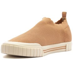 Tênis Slip On Knit Nuvem Alê Bege