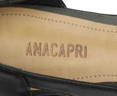 Sapatilha Peep Toe Recortes Vazados Preta