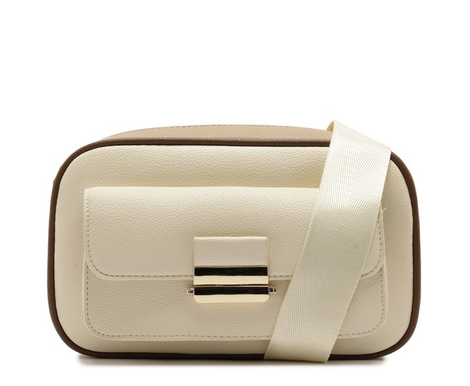 Bolsa Tiracolo Média Soft Floater Bege