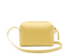 Bolsa Tiracolo Média Arredondada Amarela