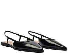 Sapatilha Slingback Carrie Preta
