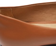 Sapatilha Tiras Na Gáspea Marrom