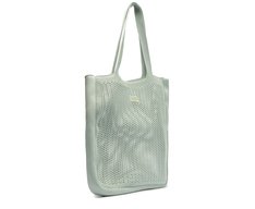 Bolsa Shopping Grande Knit Natural Verde