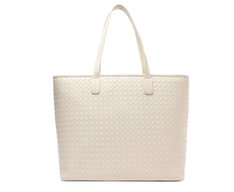Bolsa Shopping Grande Minimalista Branca