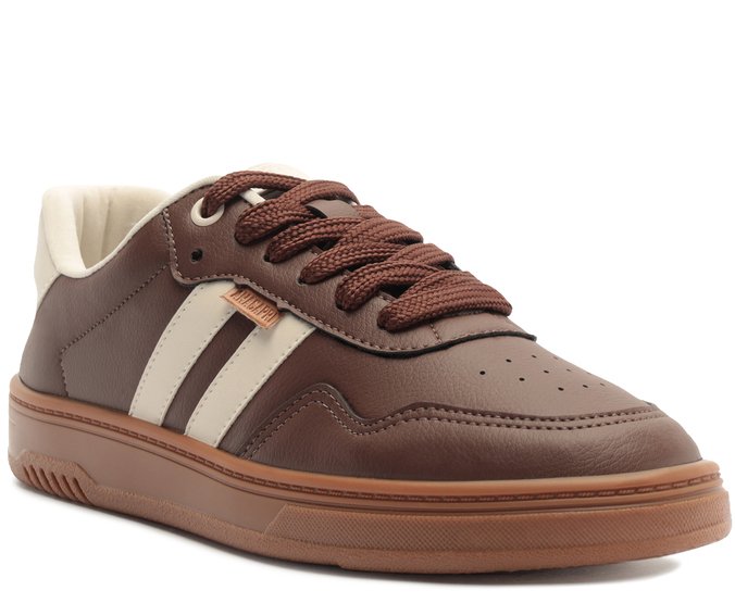 Tênis Lua Marrom e Branco