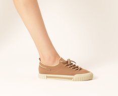 Tênis Knit Alê Bege