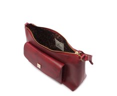 Bolsa Tiracolo Média Lux Vermelha