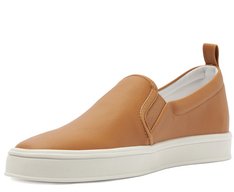 Tênis Slip On Liso Marrom