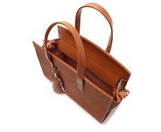 Bolsa Tote Grande Barbicacho Marrom
