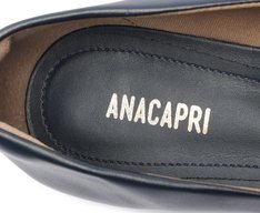 Sapatilha Bico Fino Corrente Azul