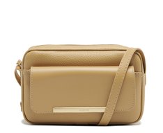 Bolsa Tiracolo Média Com Bolso Valentina Bege