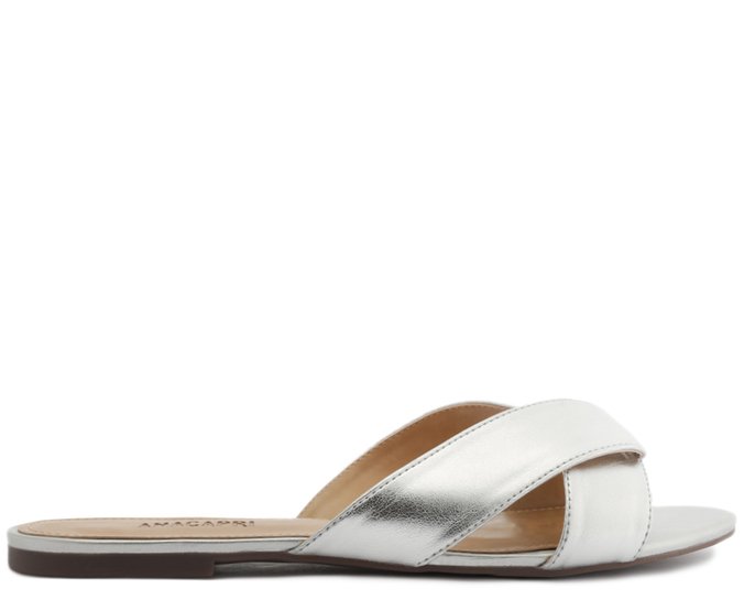 Rasteira Shape Minimal Prata