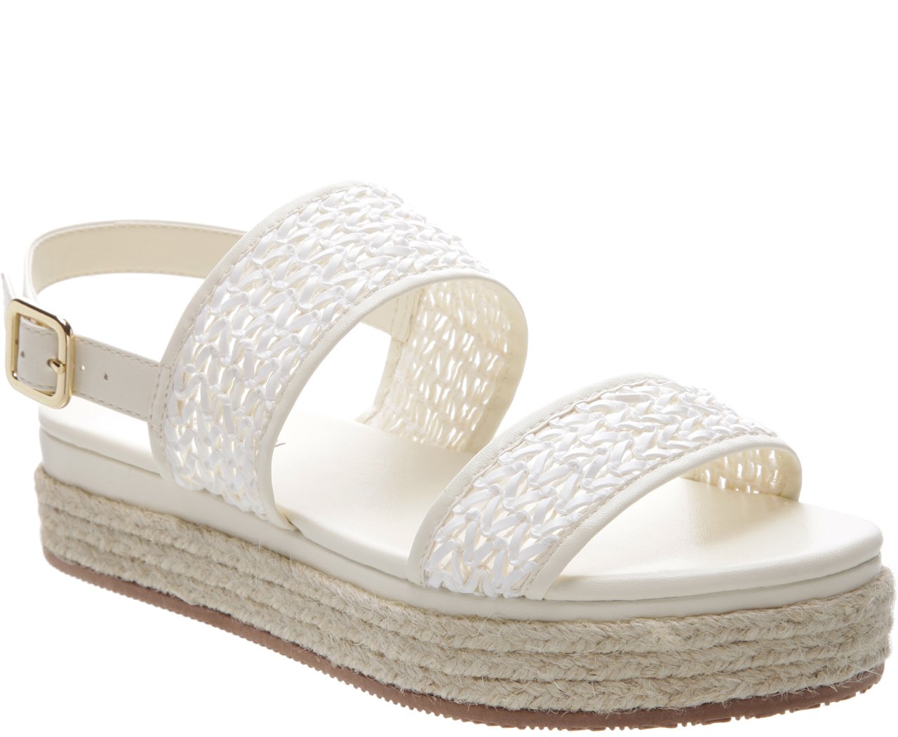 Sandália anacapri top flatform trama feminina