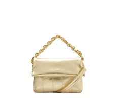 Bolsa Tiracolo Pequena Cordão Dourada