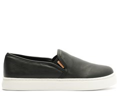 Tênis Slip On Sola Alta Liso Preto