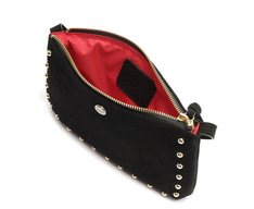 Bolsa Tiracolo Média Franja Preta