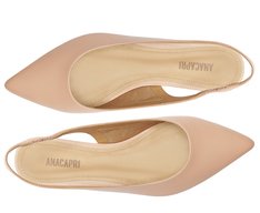 Sapatilha Slingback Bico Fino Rosa Blush