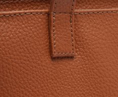 Bolsa Shopping Grande Sofisticada Marrom Caramelo