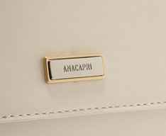 Bolsa Tiracolo Média Lisa Branca