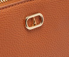 Bolsa Tiracolo Pequena Corrente Marrom