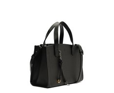 Bolsa Tote Média Estruturada Preta