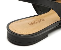 Sapatilha Slingback Bico Fino Preta