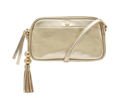 Bolsa Tiracolo Média Maxi Barbicacho Dourada
