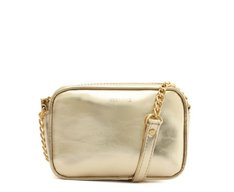 Bolsa Tiracolo Pequena Essencial Dourada