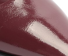 Sapatilha Slingback Bico Fino Fivelas Roxa