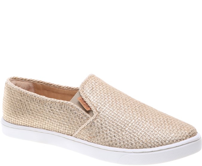 slip on anacapri dourado