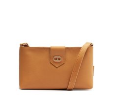 Bolsa Tiracolo Pequena Cápsula A Marrom