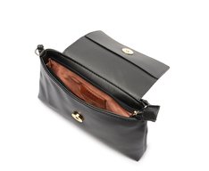 Bolsa Tiracolo Pequena Envelope Preta