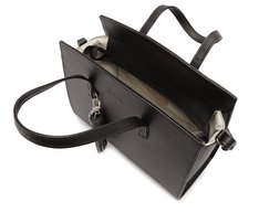 Bolsa Tote Grande Chaveiro Barbicacho Preta