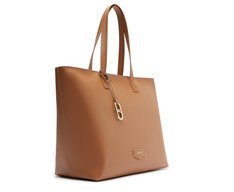 Bolsa Shopping Grande Cápsula Metal Marrom