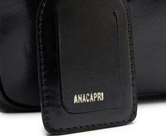 Bolsa Tote Média Bag Charm Tag Preta