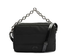 Bolsa Tiracolo Média Fluffly Corrente Preta