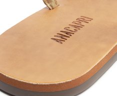 Sandália Gladiadora Tiras Boho Dourada