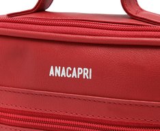 Bolsa Tiracolo Média Bolso Frontal Vermelha
