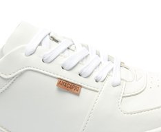 Tênis Street Branco Recortes Branco