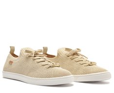 Tênis Knit Minimal Anacapri Bege