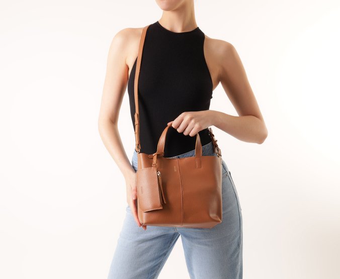 Bolsa Tote Grande Floater Marrom