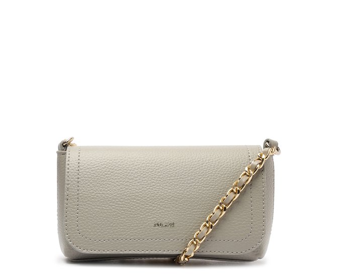 Bolsa Tiracolo Pequena Casual Cinza