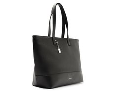 Bolsa Shopping Grande Lisa Chaveiro Preta