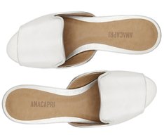 Rasteira Peep Toe Prateada