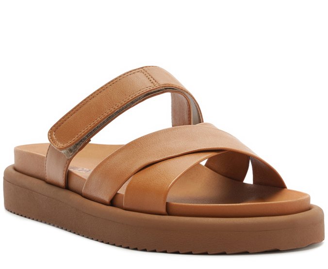 Papete Velcro Sola Serrilhada Marrom