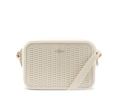 Bolsa Crossobody Média Branca Tressê Injetada