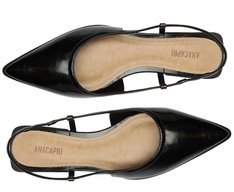 Sapatilha Slingback Carrie Preta