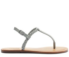 Sandália Slim Trançada Azul