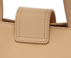 Bolsa Tote Média Básica Bege