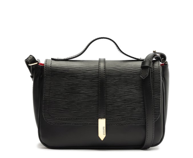 Bolsa Tiracolo Média Divisórias Vitória Preta